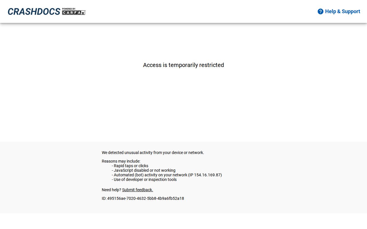 Grant County crash report channel distinct from arrest records